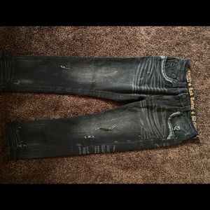 ROCK REVIVAL BLACK JEANS